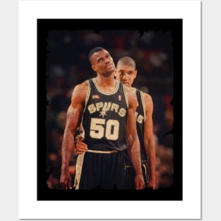 Twin Towers in The 1999 Finals - David Robinson Posters and Art